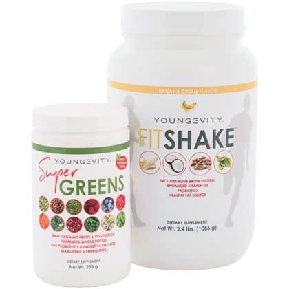 Youngevity Super Greens & Fitshake Combo